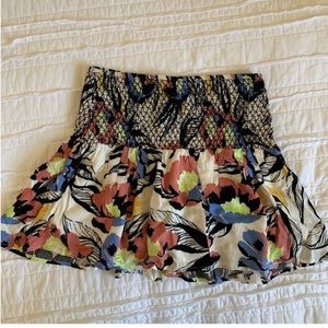 Free People Floral Skirt